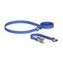 1'' (25mm) Ratchet Tie Down With Chassis Hooks & D Rings - 4.2M (Pack Of 2)