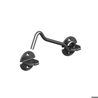 6'' Black Wire Pattern Cabin Hooks