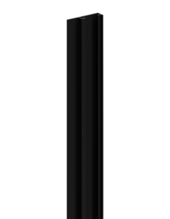 DuraPost Black Cover Strip For U-Channel 2.1m