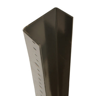 DuraPost U Channel 52mm x 30mm Sepia Brown