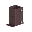 FENCEMATE® SWIFT CLAMP FLUSH BOLT DOWN PS | 4"X4" 100X100 E-BROWN