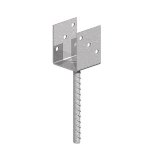 FENCEMATE® CONCRETE IN U POST SUPPORT | 3" 76MM GALV