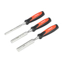 Bevel Edge Wood Chisels (Set Of 3)