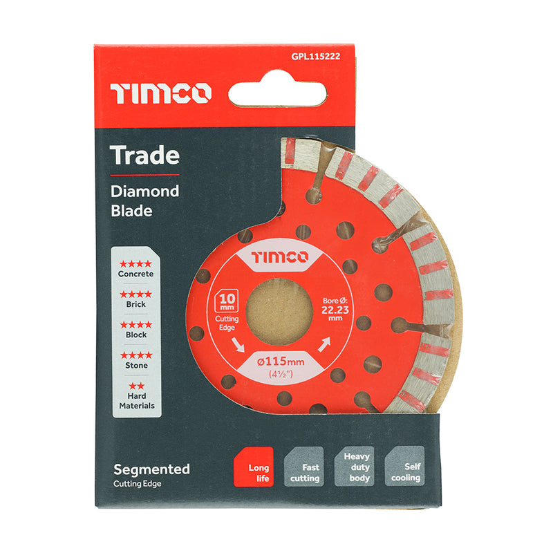 Diamond Blade Segmented Cutting Disc 115mm