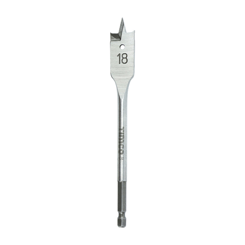 Flat Wood Bit 18mm x 152mm
