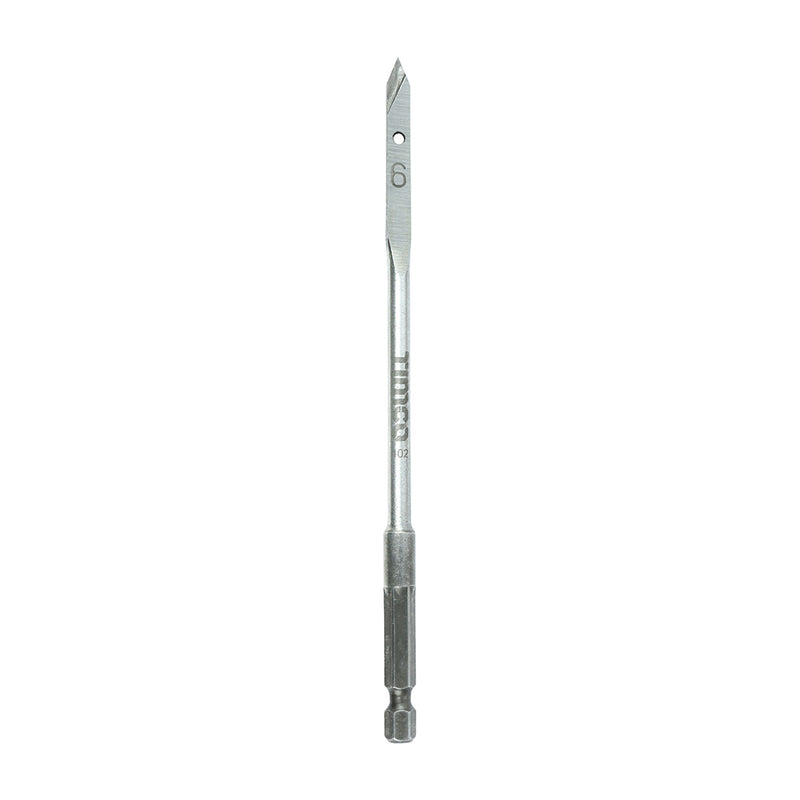 Flat Wood Bit 6mm x 152mm