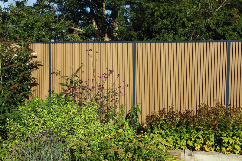 DuraPost Urban Slatted Composite Panels Natural (Pack Of 2)