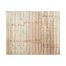 Green Feather Edge Fence Panel