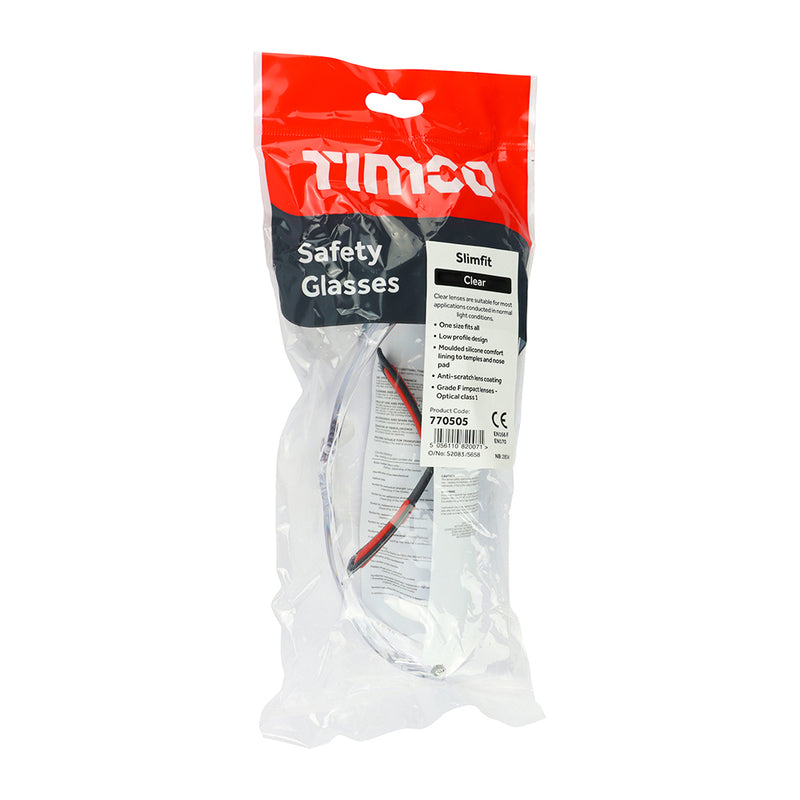 Safety Glasses Full Clear Frame