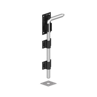 GM 18'' (450mm) Black Garage Door Bolt