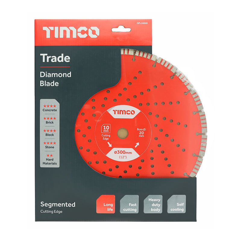 Diamond Blade Segmented Cutting Disc  300mm