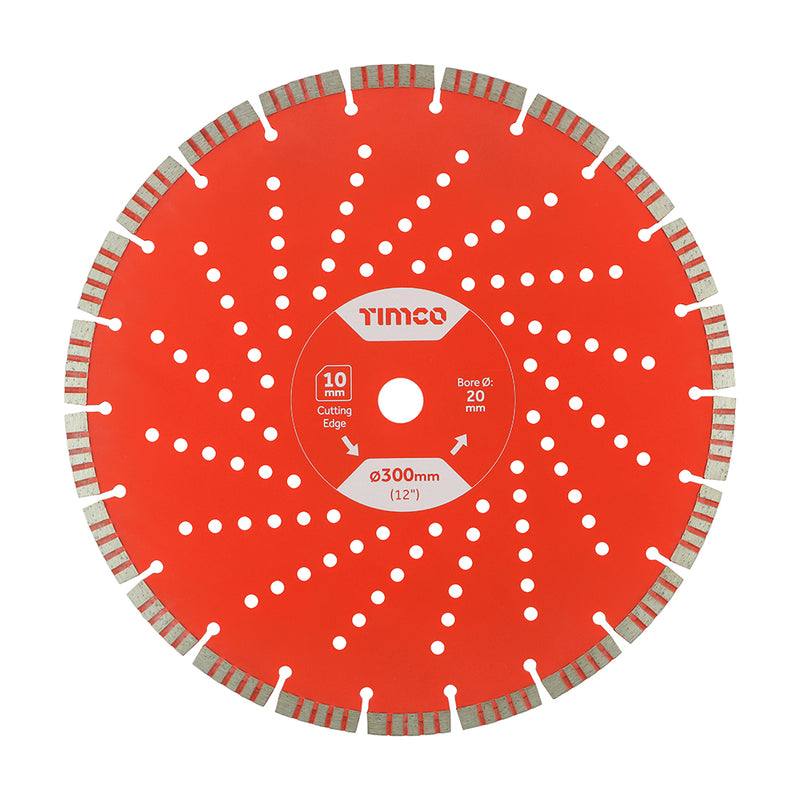 Diamond Blade Segmented Cutting Disc  300mm