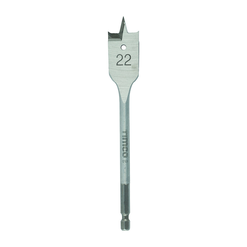 Flat Wood Bit 22mm x 152mm