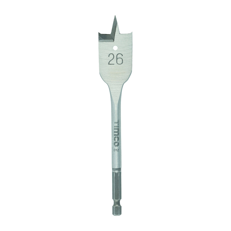 Flat Wood Bit 26mm x 152mm