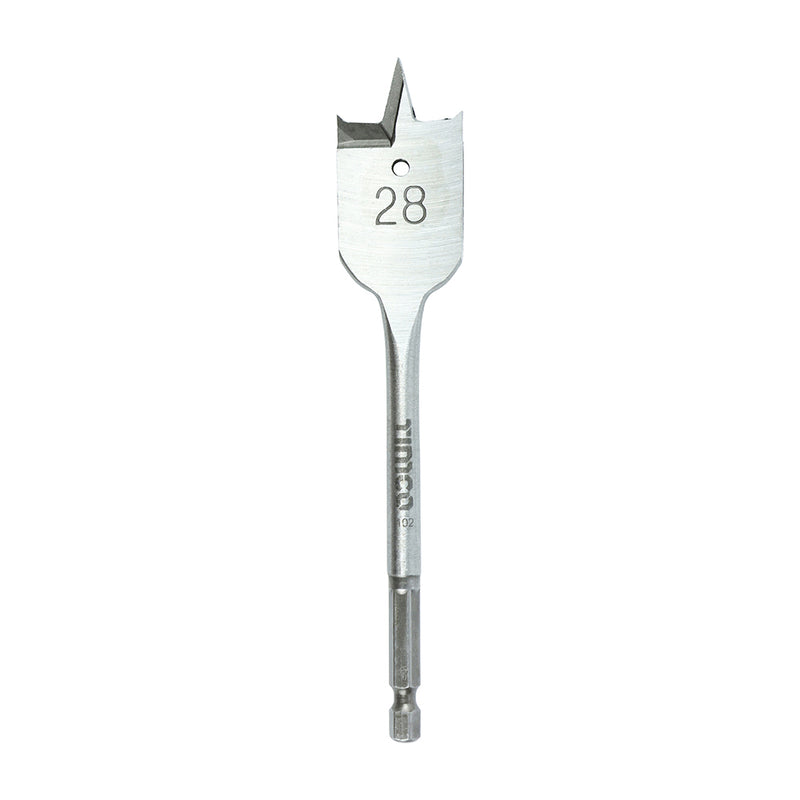 Flat Wood Bit 28mm x 152mm