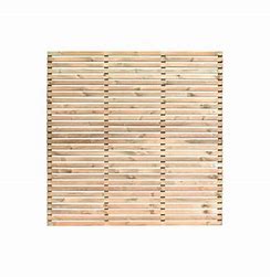 Single Sided Slatted Contemporary Panel
