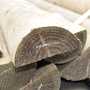 150mm Pressure Treated Half Round Rails