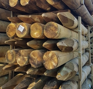 200mm Round Gate Posts UC4 Pressure Treated