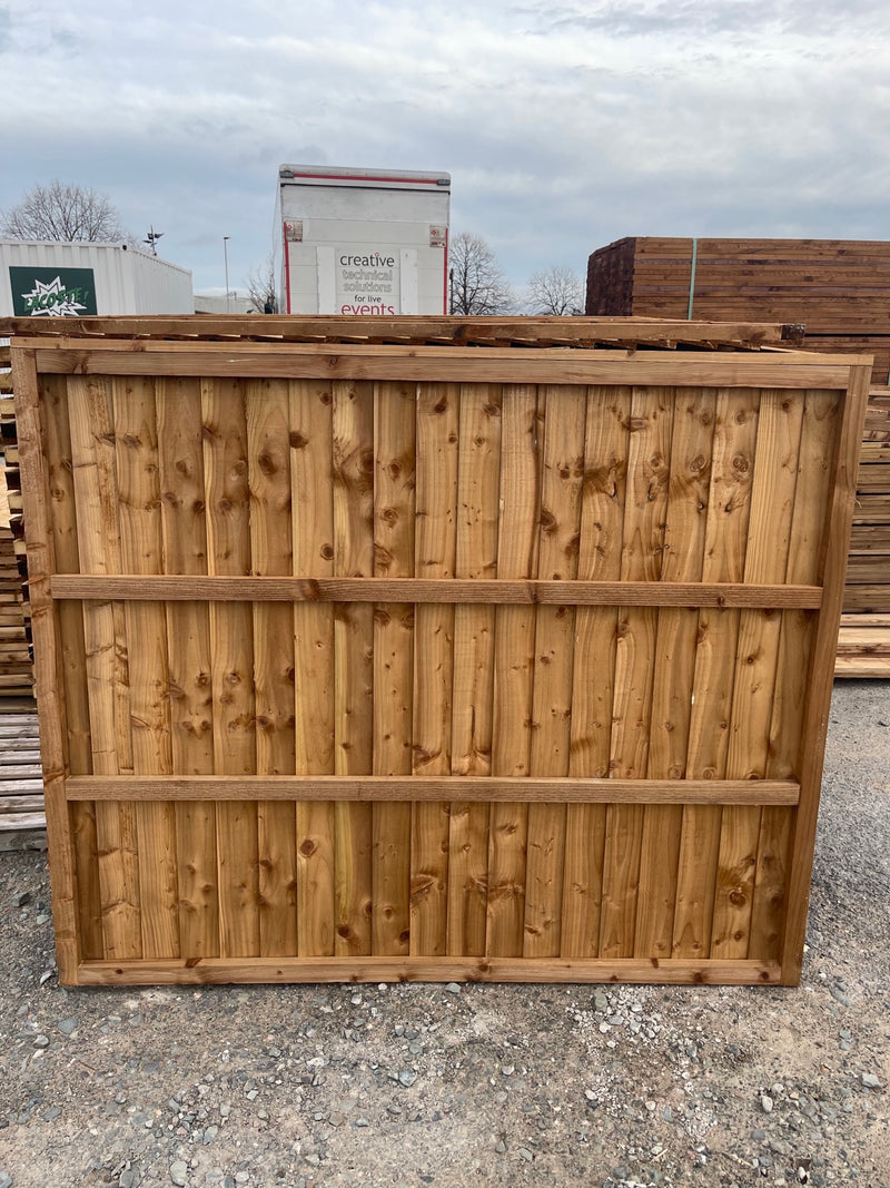 Heavy Duty Framed Close-Board Fence Panels