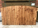 Arched Feather Edge Fence Panels